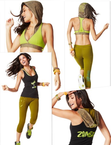 Zumba capri leggings hooded - zumba,